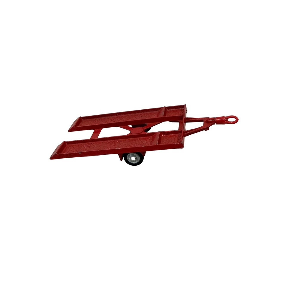 Vintage Corgi Toys Racing Car Trailer Red Diecast Made in Great Britain 4 Inch
